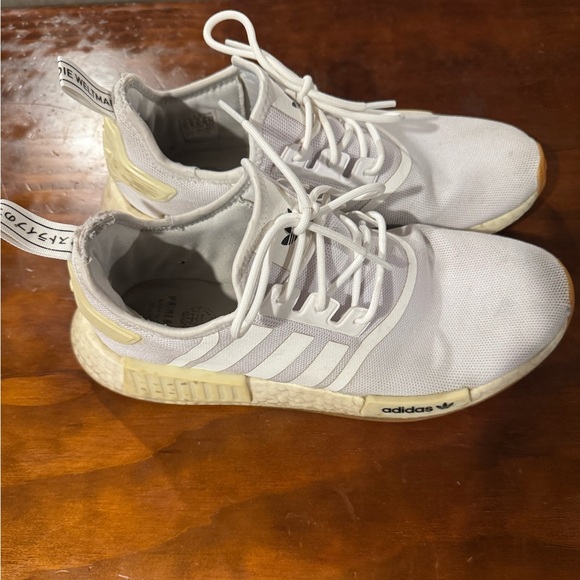 Adidas White Athletic Shoes - Picture 3 of 5